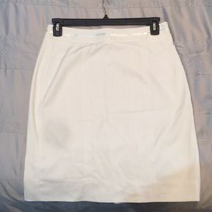 Cute White House Black Market White Pencil Skirt